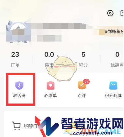 杉果查看激活码方法