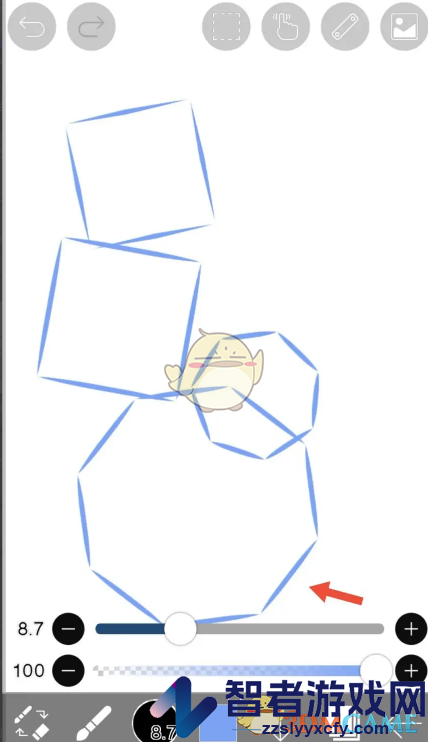 爱笔思画x绘制多边形教程
