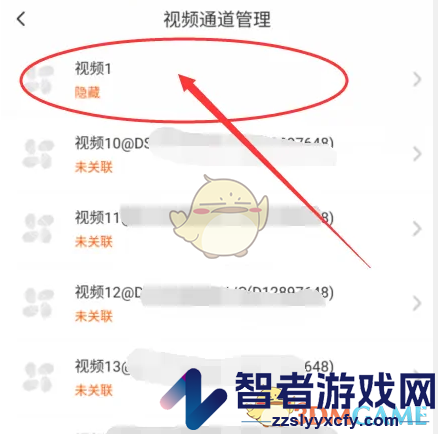 萤石云视频隐藏通道方法