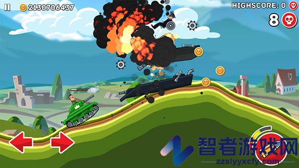 钢铁之丘最新版本(Hills of Steel)