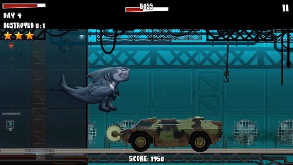 食人鲨横冲直撞无广告(Sharkosaurus Rampage)