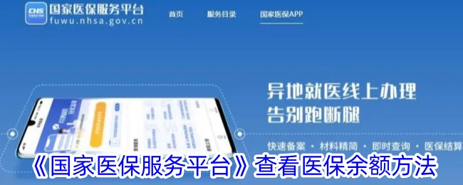 《国家医保服务平台：如何查看医保余额及APP使用指南》