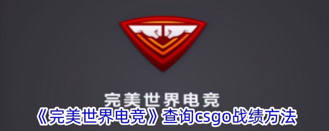 《完美世界电竞：如何查询CSGO战绩？完美世界电竞战绩查询方法解析》
