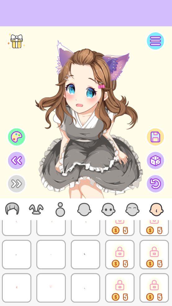 动漫萌娘换装游戏