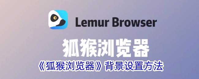 狐猴浏览器背景设置教程：轻松更换壁纸的方法指南
