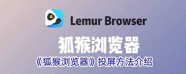 狐猴浏览器投屏教程：轻松实现手机与大屏幕连接