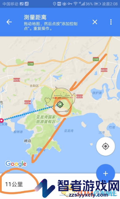 谷歌地图测距方法介绍