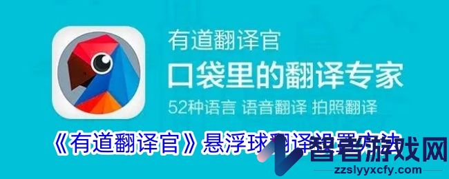 有道翻译官悬浮球翻译设置方法