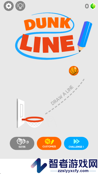 连线扣篮游戏(Dunk Line)