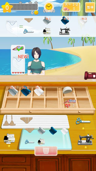 沙滩风情游戏