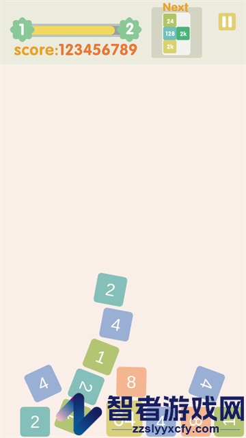 不稳定的2048游戏