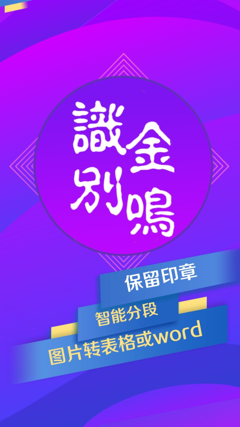 金鸣文表识别系统手机