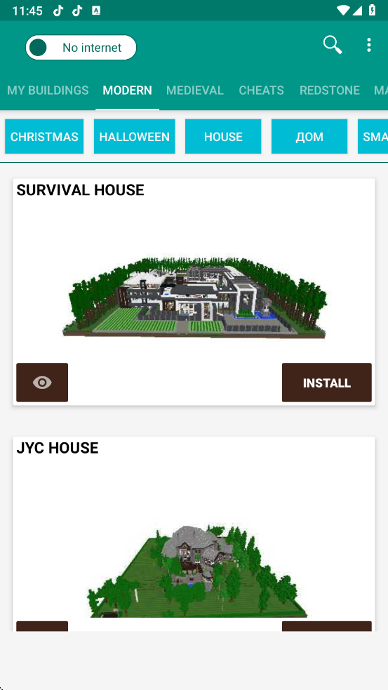我的世界建筑生成器最新版(Buildings for Minecraft PE)