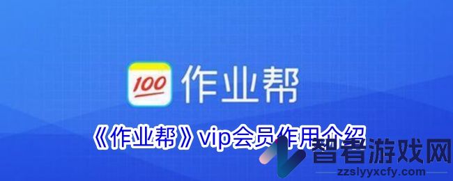 作业帮vip会员作用介绍