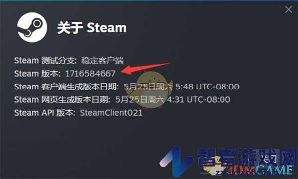 steam版本号查看方法