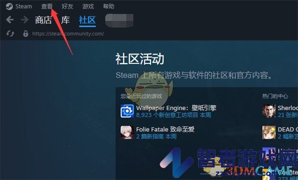 steam已隐藏游戏打开方法