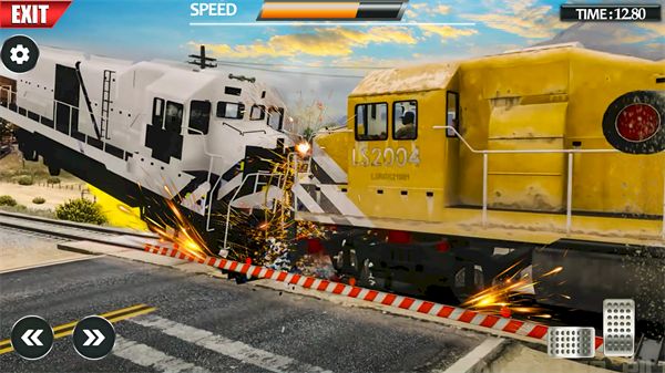 火车司机模拟器3D(Train Vs Giant Pit Crash Games)