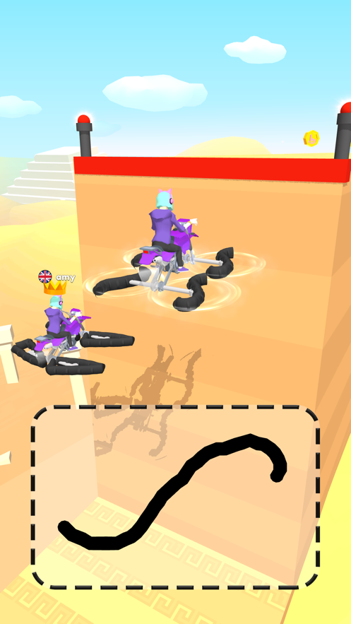 涂鸦骑士3d版(Scribble Rider)