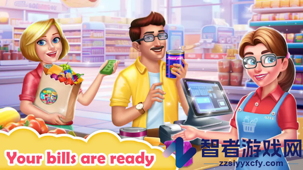 杂货店模拟器游戏(A Supermarket Match 3)