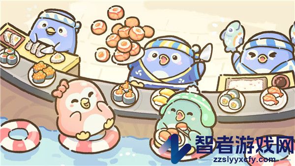 企鹅寿司酒吧最新版游戏(Penguin Sushi Bar)