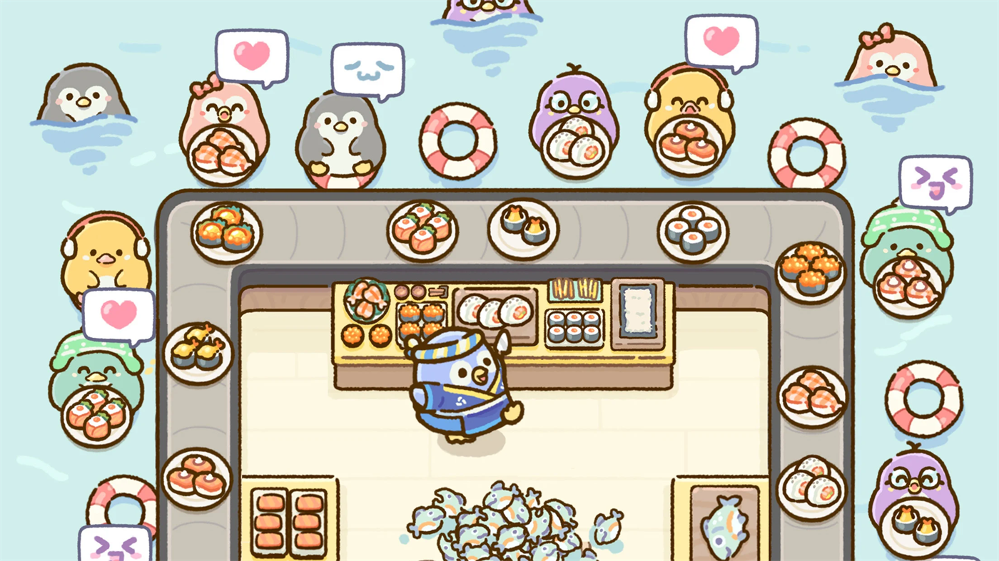 企鹅寿司酒吧最新版游戏(Penguin Sushi Bar)