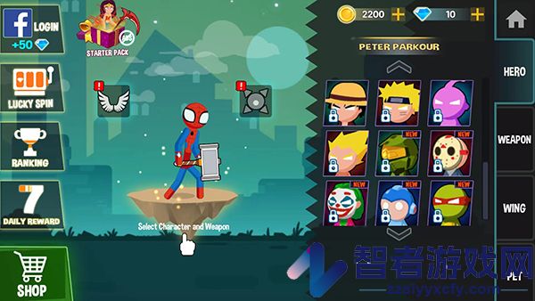 波比vs火柴人游戏(Stickman Fighting Supreme)