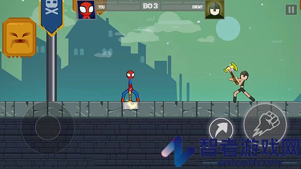 波比vs火柴人游戏(Stickman Fighting Supreme)