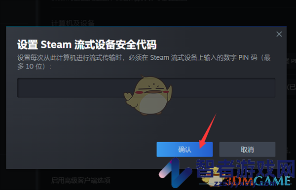 steam设置流式传输pin码教程