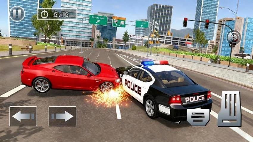 警车狂飙赛