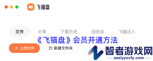 飞猫盘会员开通方法