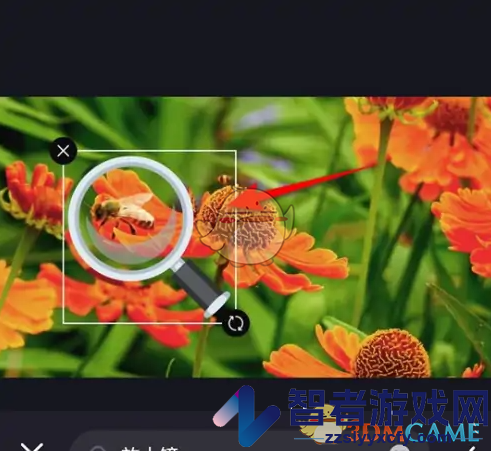 必剪放大局部画面方法