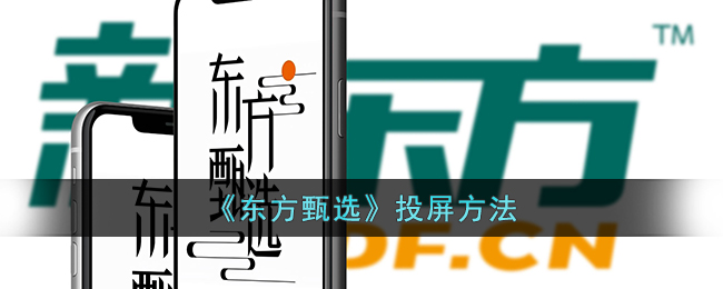 东方甄选投屏教程：如何在东方甄选App中轻松投屏