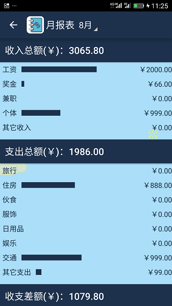 简易家庭记账本app