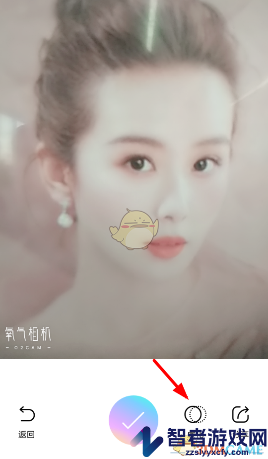 氧气相机虚化背景方法