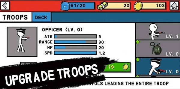 火柴人战役二战手机版(Stickman Army)