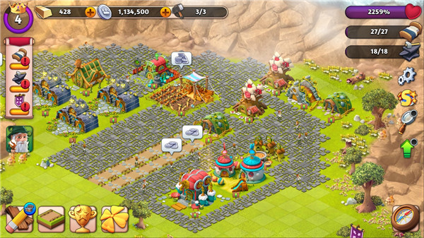 幻想熔炉失落帝国的世界英文版游戏(Fantasy Island Sim)
