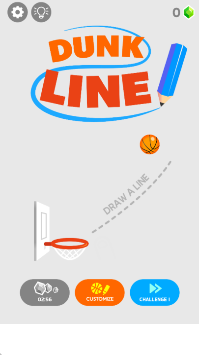 连线扣篮游戏(Dunk Line)