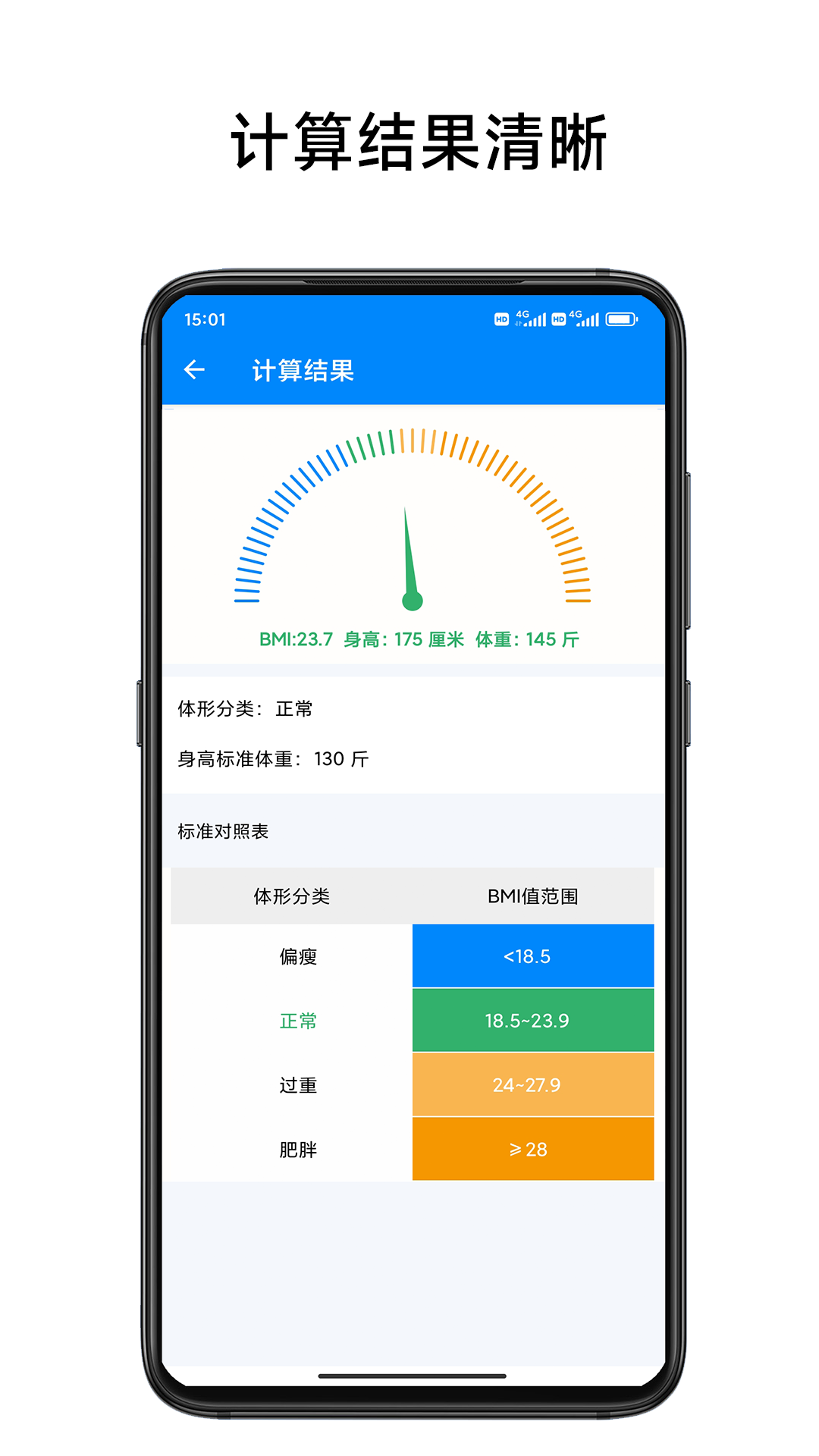 BMI质量指数计算器官方版