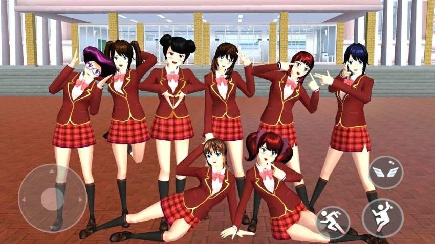 樱花动漫高中女生